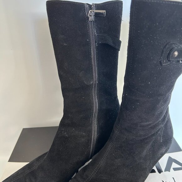 Aquatalia LACY boots - Black Suede - Picture 4 of 7